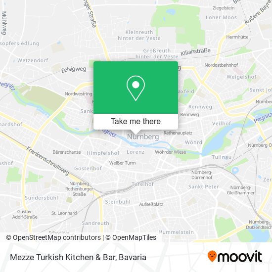 Mezze Turkish Kitchen & Bar map
