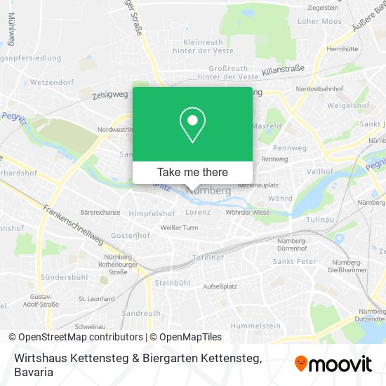 Карта Wirtshaus Kettensteg & Biergarten Kettensteg