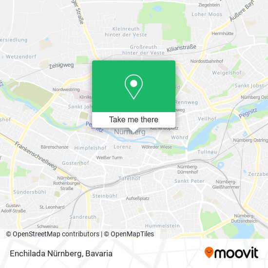 Enchilada Nürnberg map