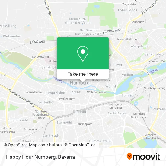 Карта Happy Hour Nürnberg