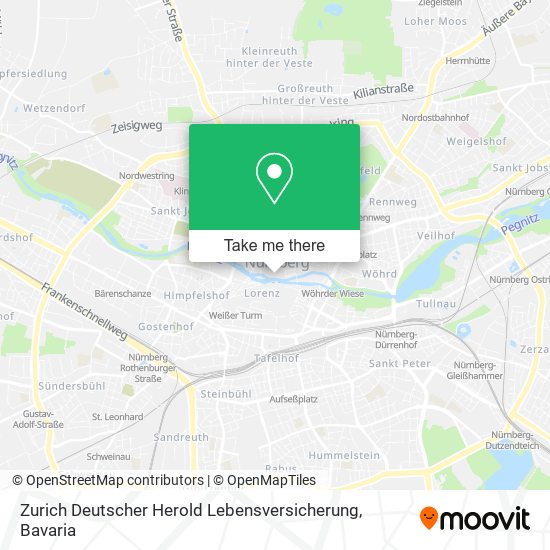 Zurich Deutscher Herold Lebensversicherung map