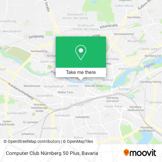 Карта Computer Club Nürnberg 50 Plus