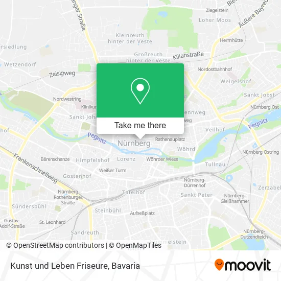 Карта Kunst und Leben Friseure