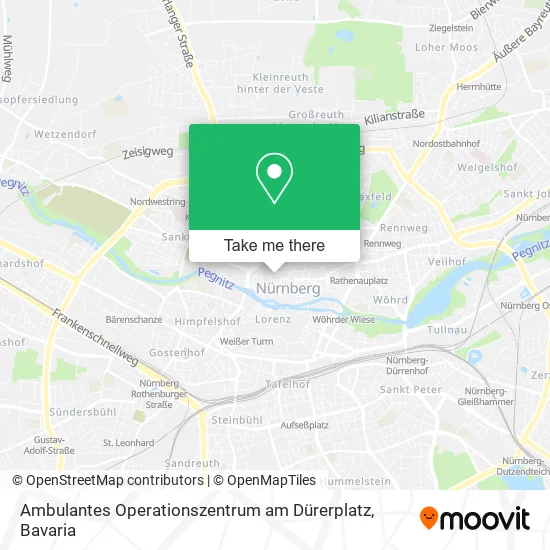 Карта Ambulantes Operationszentrum am Dürerplatz