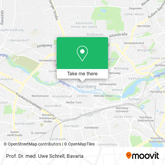 Карта Prof. Dr. med. Uwe Schrell