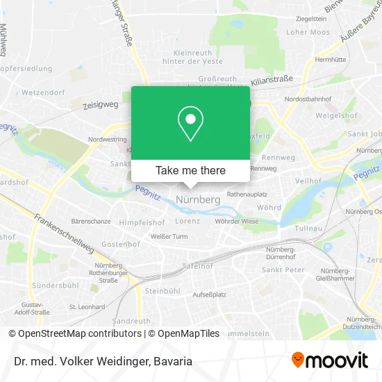 Карта Dr. med. Volker Weidinger