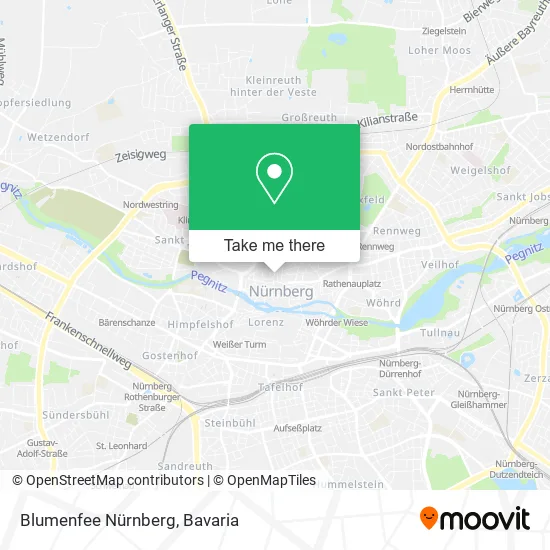 Карта Blumenfee Nürnberg