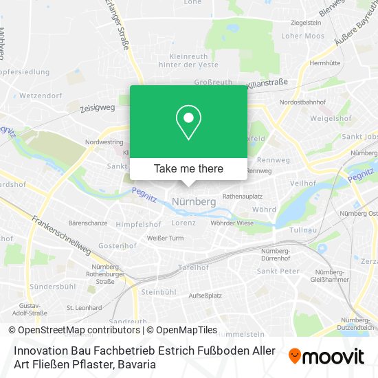 Innovation Bau Fachbetrieb Estrich Fußboden Aller Art Fließen Pflaster map