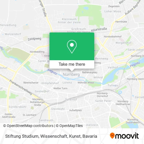 Карта Stiftung Studium, Wissenschaft, Kunst