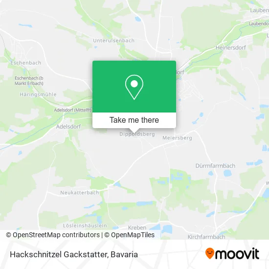 Карта Hackschnitzel Gackstatter