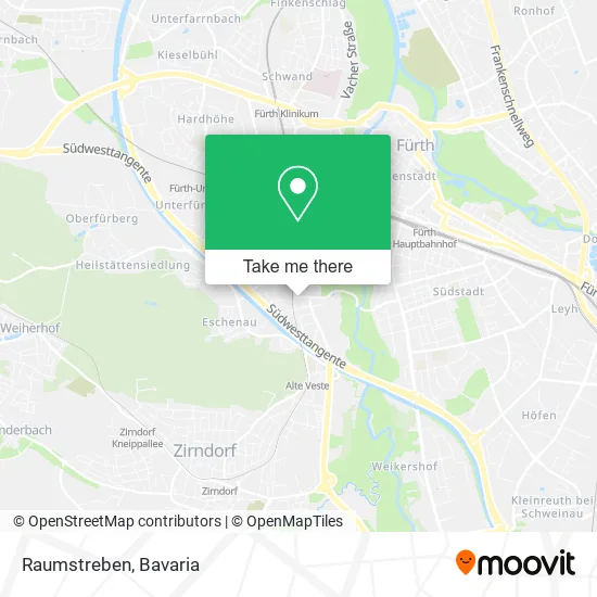 Карта Raumstreben