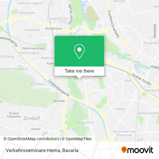 Карта Verkehrsseminare-Hema