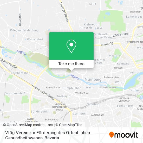 Vfög Verein zur Förderung des Öffentlichen Gesundheitswesen map