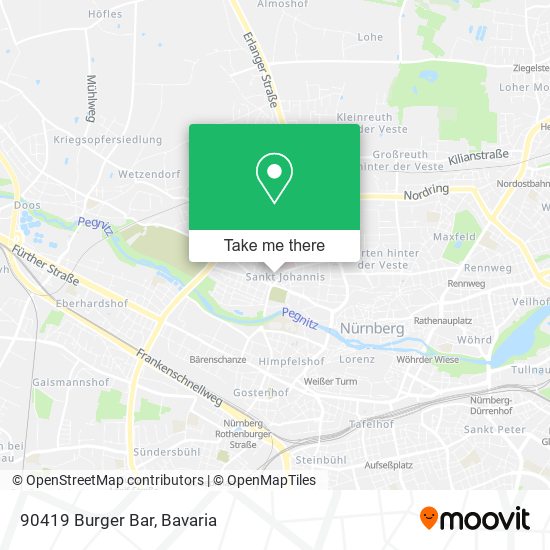 90419 Burger Bar map