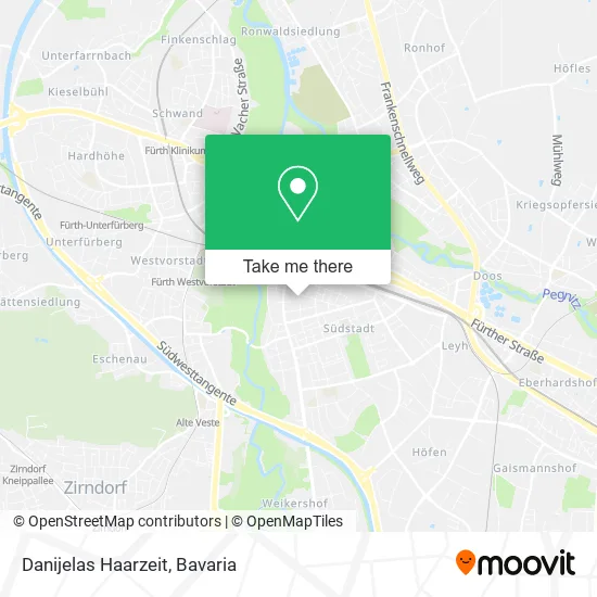 Карта Danijelas Haarzeit