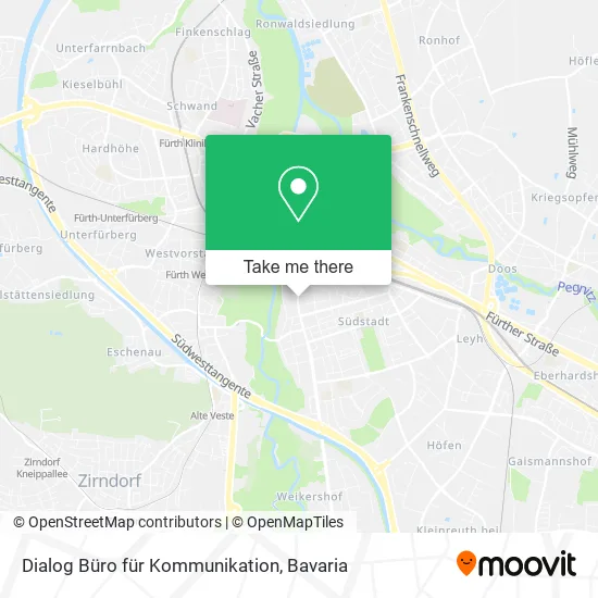 Карта Dialog Büro für Kommunikation