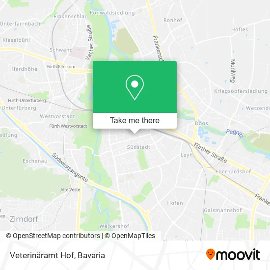 Карта Veterinäramt Hof