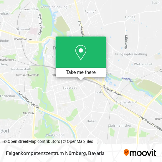 Карта Felgenkompetenzzentrum Nürnberg