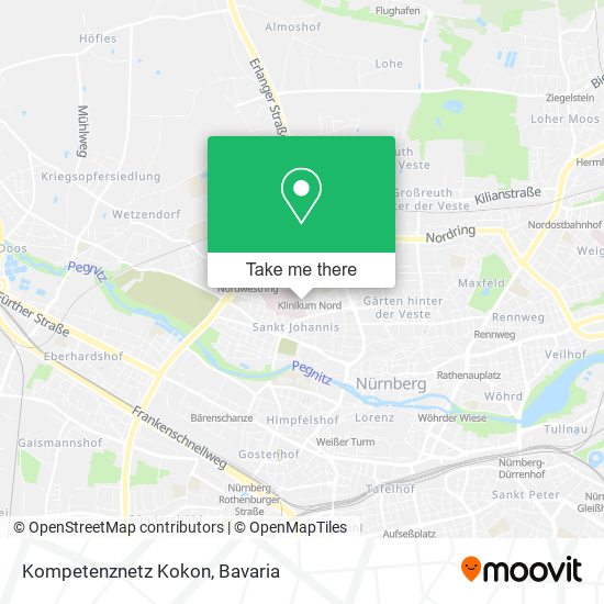 Kompetenznetz Kokon map