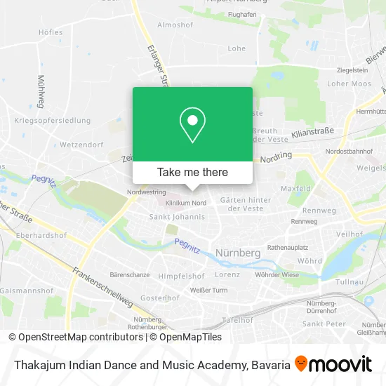 Карта Thakajum Indian Dance and Music Academy