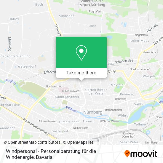 Windpersonal - Personalberatung für die Windenergie map