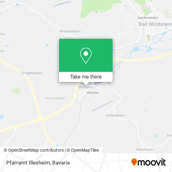Карта Pfarramt Illesheim