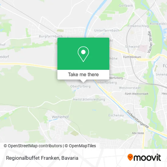 Карта Regionalbuffet Franken