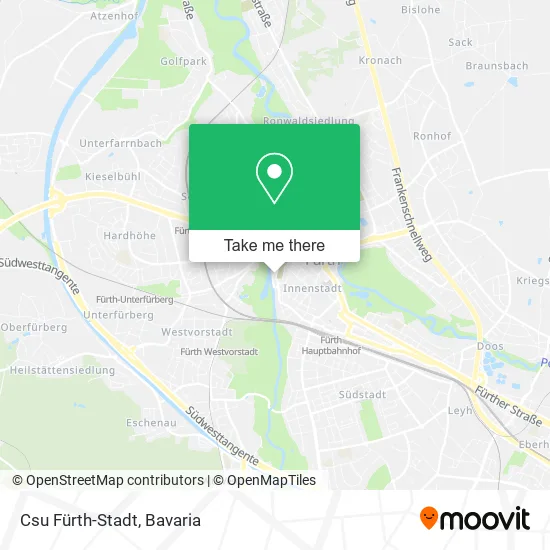 Карта Csu Fürth-Stadt