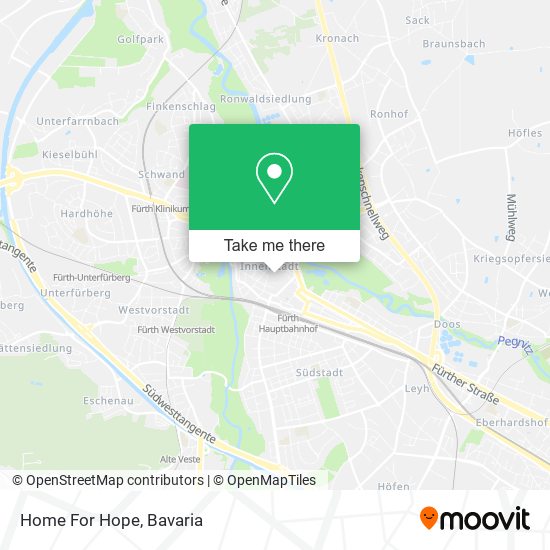 Home For Hope map