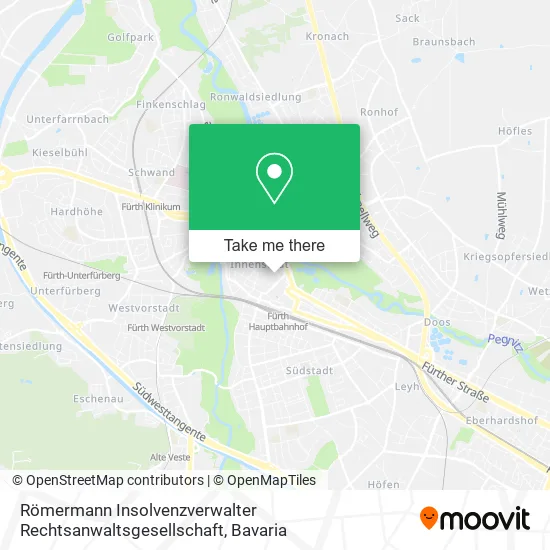Römermann Insolvenzverwalter Rechtsanwaltsgesellschaft map