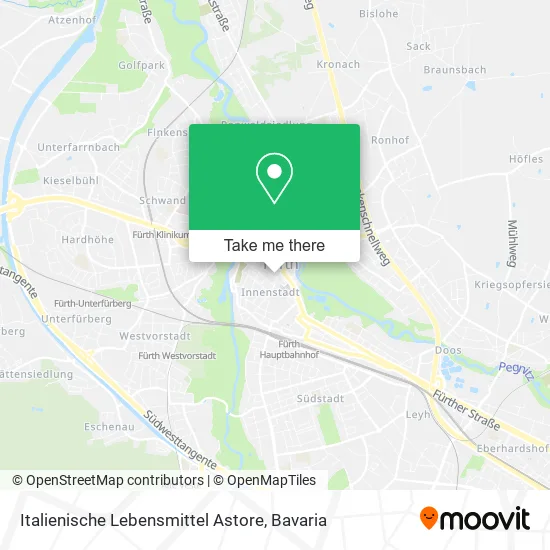 Карта Italienische Lebensmittel Astore