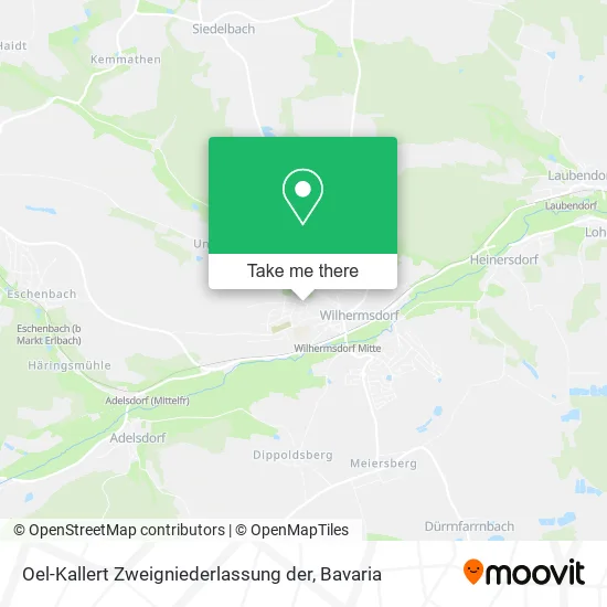 Карта Oel-Kallert Zweigniederlassung der