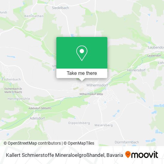 Kallert Schmierstoffe Mineraloelgroßhandel map