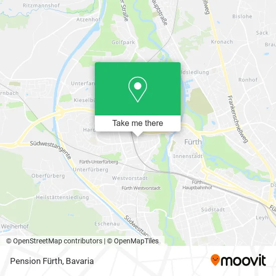 Pension Fürth map