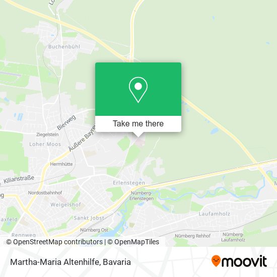 Martha-Maria Altenhilfe map