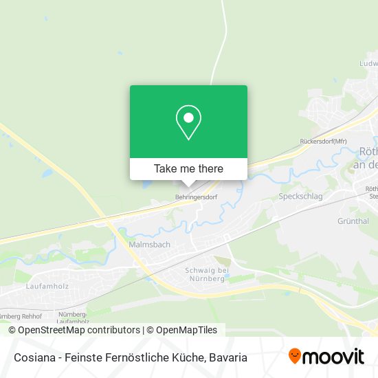 Cosiana - Feinste Fernöstliche Küche map