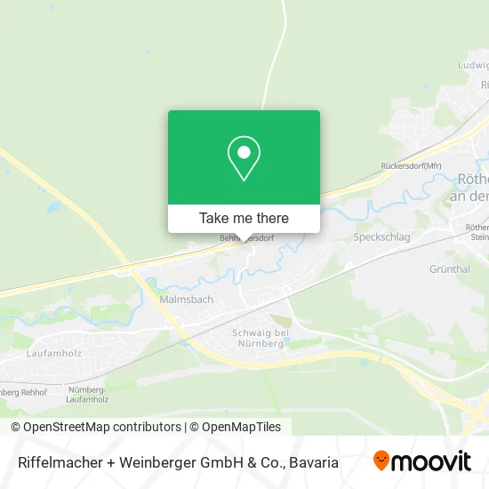 Карта Riffelmacher + Weinberger GmbH & Co.