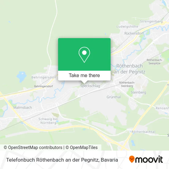 Карта Telefonbuch Röthenbach an der Pegnitz