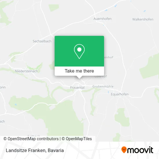 Landsitze Franken map