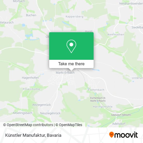 Künstler Manufaktur map