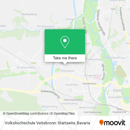 Volkshochschule Veitsbronn: Startseite map