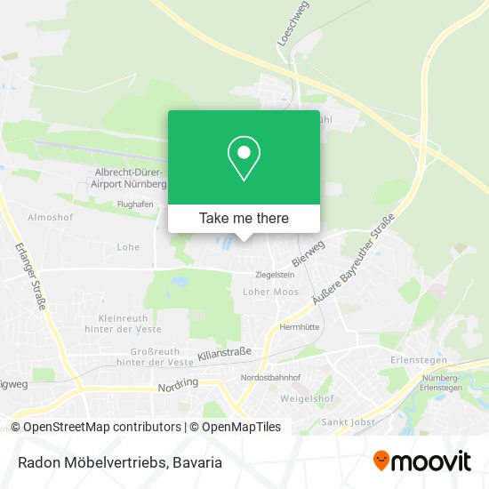 Radon Möbelvertriebs map