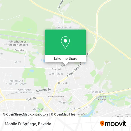 Карта Mobile Fußpflege