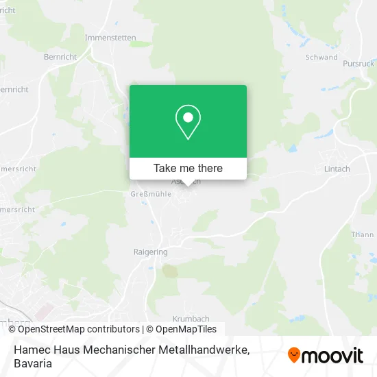 Карта Hamec Haus Mechanischer Metallhandwerke