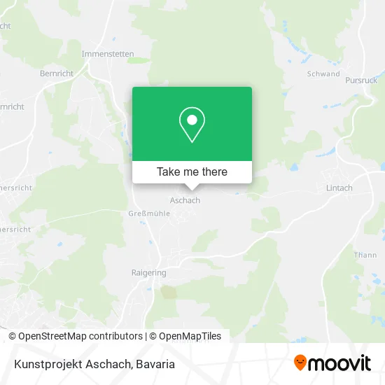 Карта Kunstprojekt Aschach