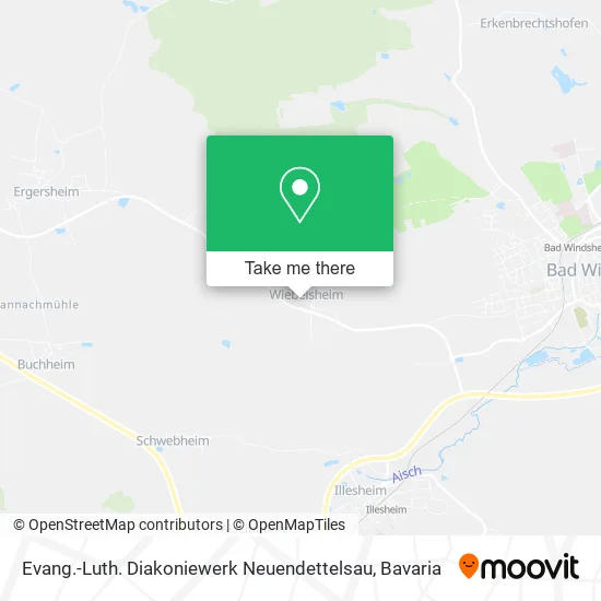 Evang.-Luth. Diakoniewerk Neuendettelsau map