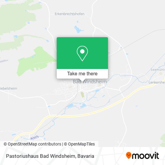 Pastoriushaus Bad Windsheim map