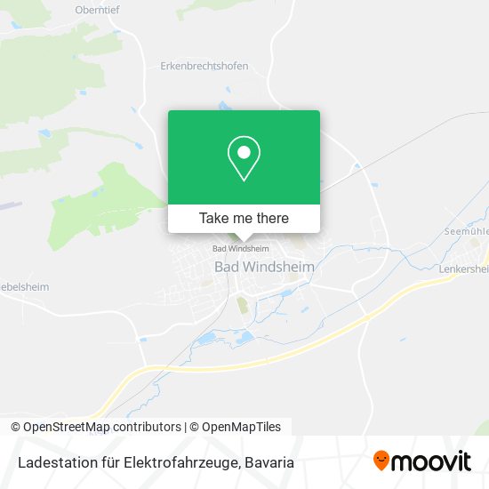 Ladestation für Elektrofahrzeuge map