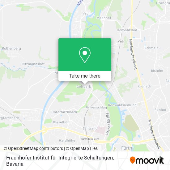 Fraunhofer Institut für Integrierte Schaltungen map