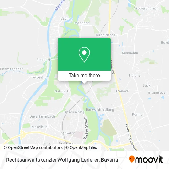 Карта Rechtsanwaltskanzlei Wolfgang Lederer